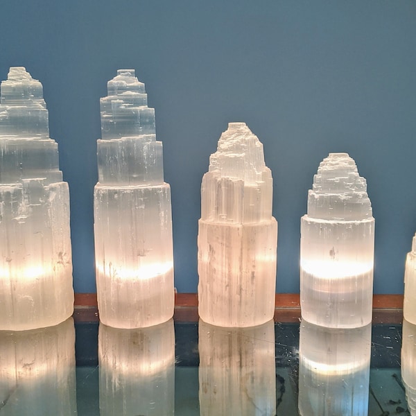 Selenite Lamp