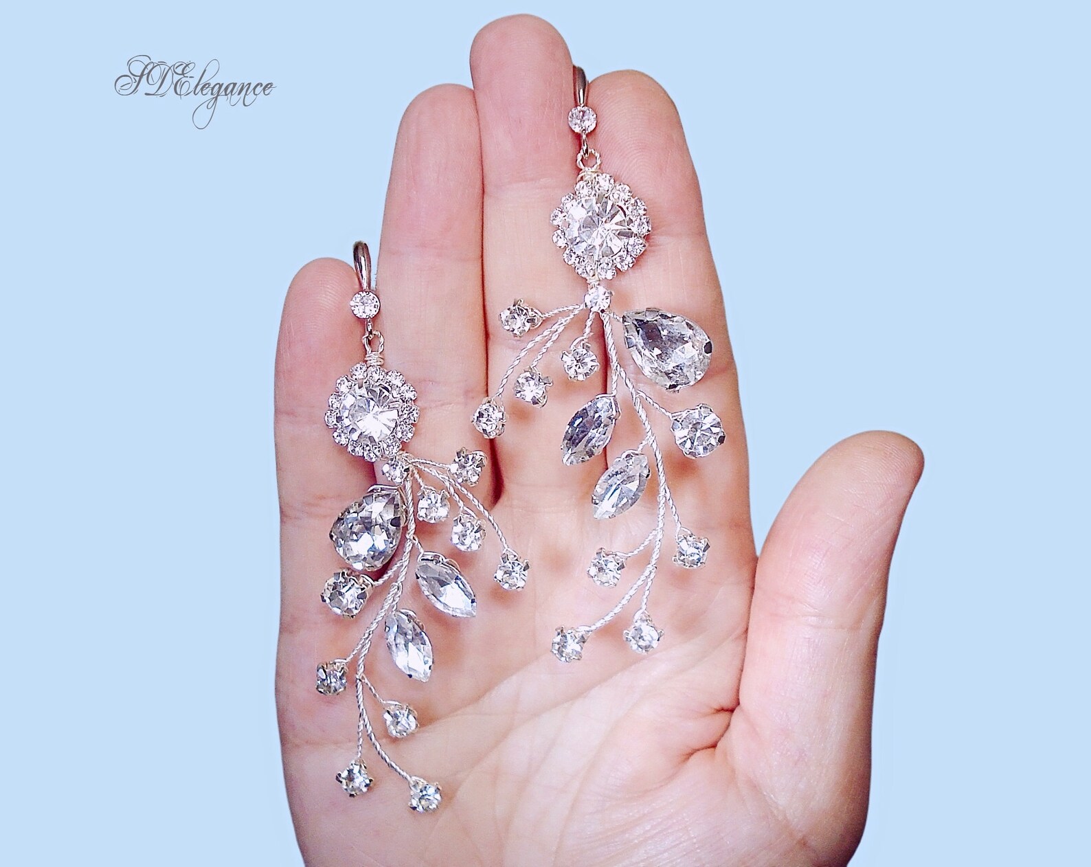bridal diamond headpiece