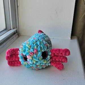 Adorable Crochet Axolotl Plushie | Soft & Cuddly Amigurumi Toy