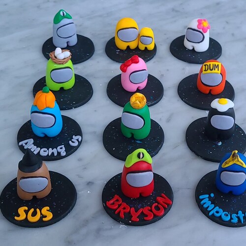 Among Us at Home Party Task Cards Cupcake Toppers - Etsy