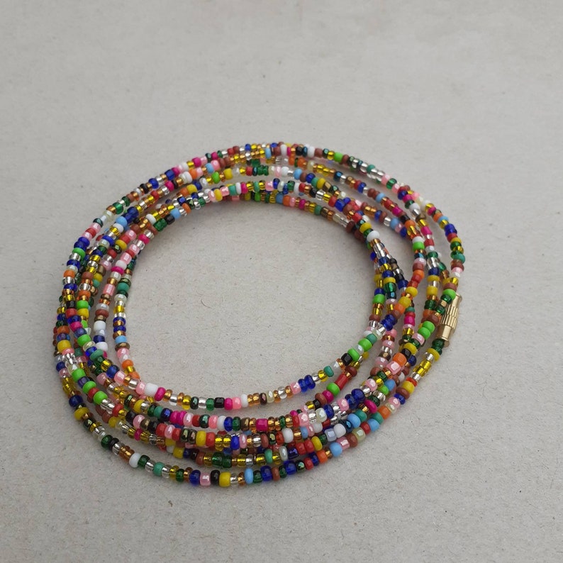 Waist beads Belly Chains,Waist accessory Waist chains All fun Color African Waist Beads- African Waist Beads Body jewellery