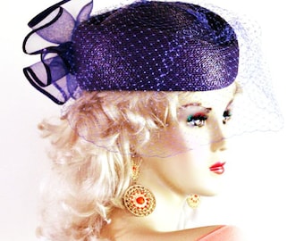 Purple Church Hat - Etsy