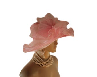 Woman's Designer Gold Formal Church Special Occasion Hat, Ladies Wedding Dress Hats With Feathers - Etsy Woman's Designer Gold Formal Church Special Occasion Hat, Ladies Wedding Dress Hats With Feathers - Etsy