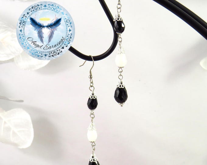 Heiress - Bead Earrings - Teardrops - Glass beads - Hypoallergenic