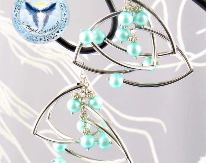Poised Pearls  - Bead Earrings - Beads - Crystal Pearls - Hypoallergenic