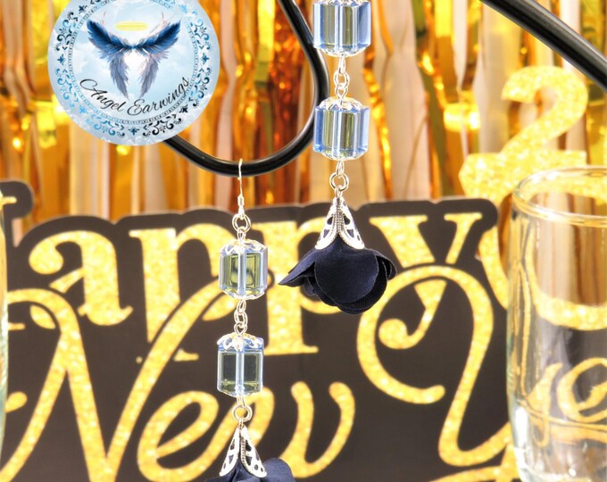 Times Square - Bead Earrings - Glass Beads - Beads - Tassel - Hypoallergenic