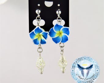 Blooming Buds - Bead Earrings - Flower Earrings - Posts - Glass Beads - Hypoallergenic