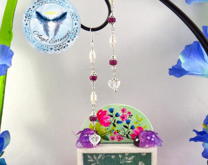 Pretty Pearls - Cultured Pearls - Silver-Plated - Rose - Crystal Heart - Hypoallergenic