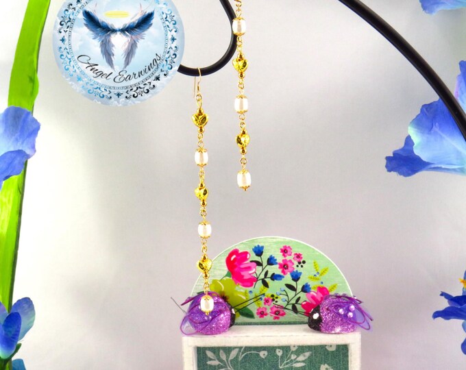 Pearls Of Love - Gold-Plated - Hearts - Cultured Pearls - Hypoallergenic