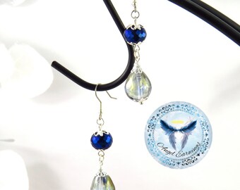 Mom Life - Bead Earrings - Glass Beads - Beads - Silver Plated - Hypoallergenic