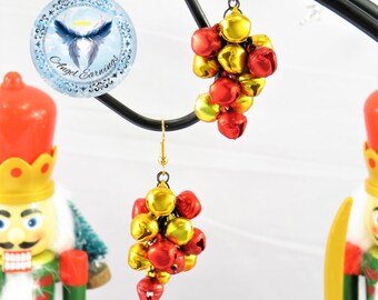 Jingle Baby - Bead Earrings - Mixed Metals - 14K Gold - Hypoallergenic