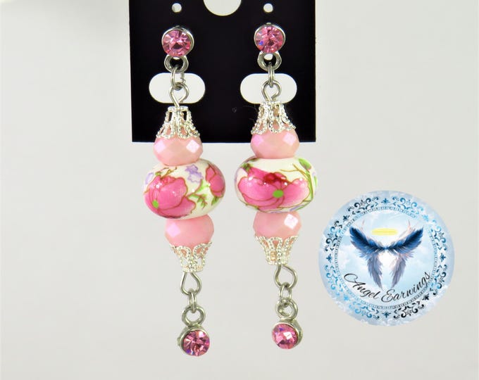Sun-Kissed - Bead Earrings - Glass Beads - Posts - Stainless Steel - Hypoallergenic