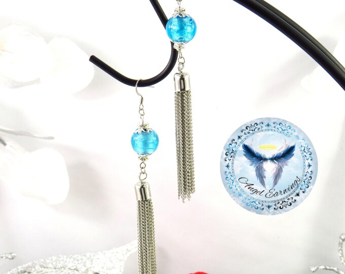 Mother Magic - Bead Earrings - Tassel - Glass beads - Hypoallergenic
