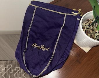 11 Bolsas Crown Royal moradas grandes