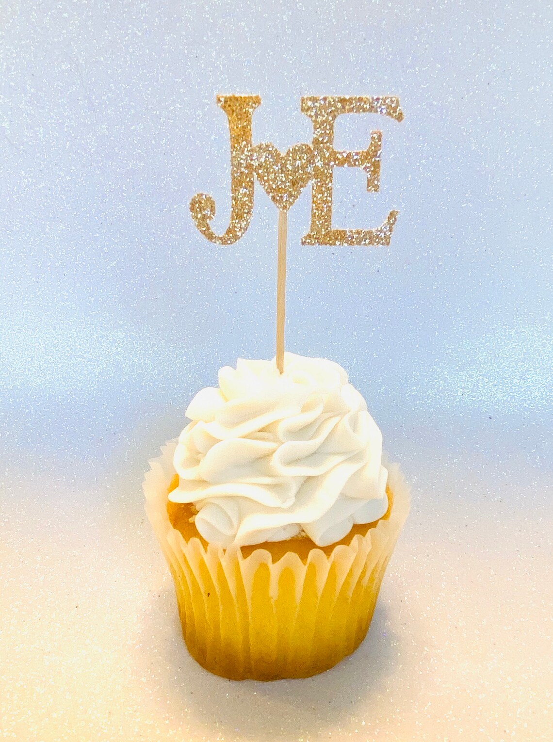 Glitter Champagne Flute Cupcake Topper Champagne Flute Etsy