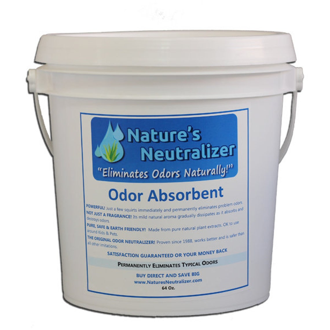 Nature's Neutralizer, Odor Absorbent, 1 Gallon Pail, All Natural, Non