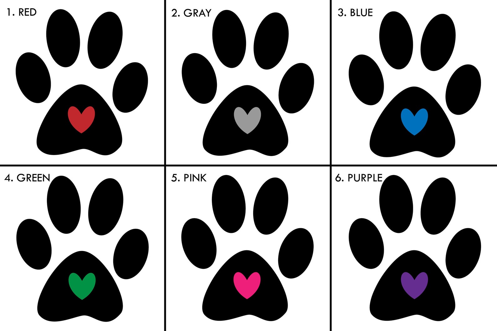 Custom Pet Paw Print Pet Portrait Pet Art Dog Cat Pet Etsy