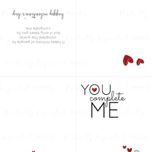 DIY Printable 8.5x11 Valentines Day Card for Adults to Print From Home ...