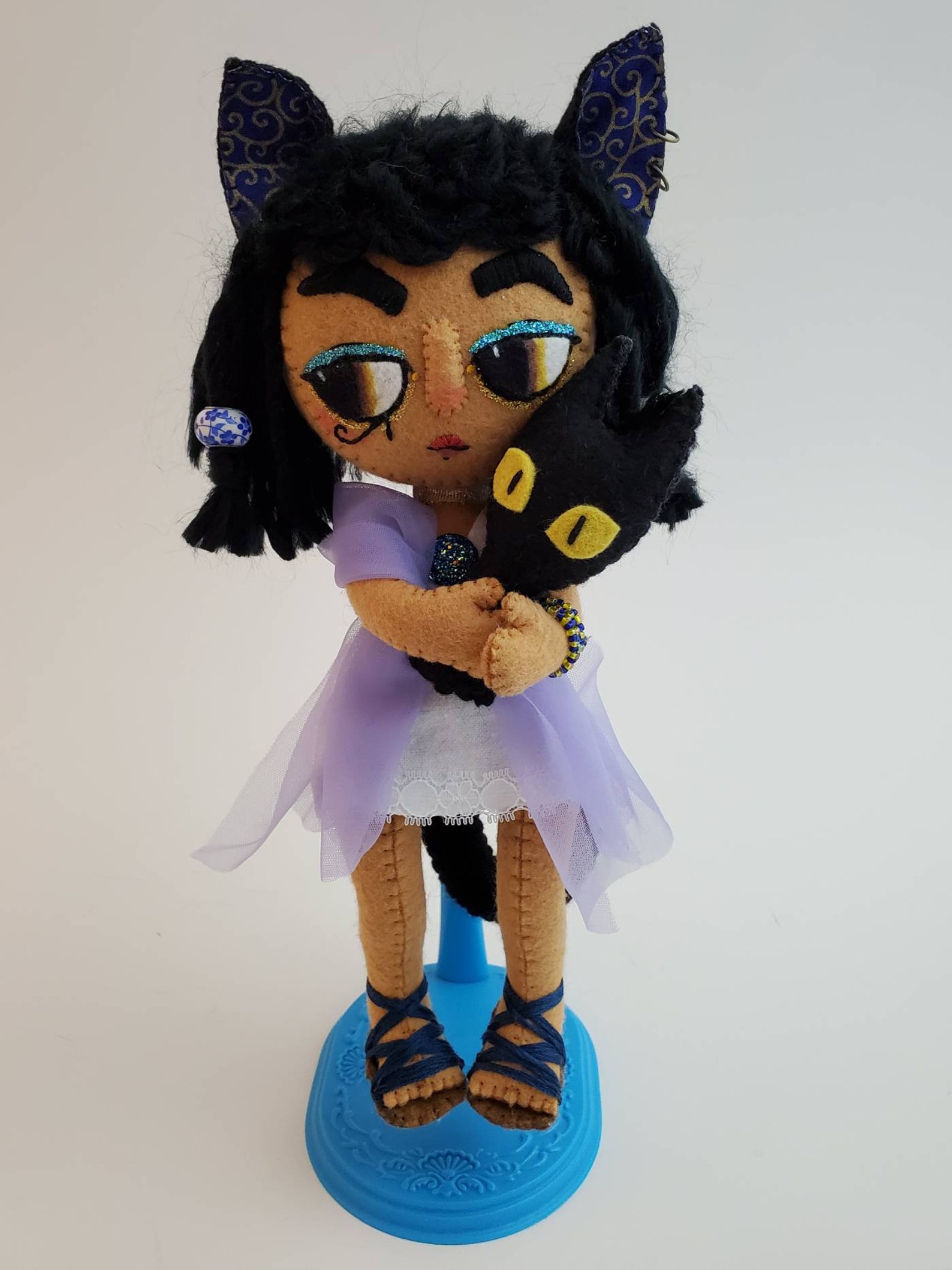 Art doll The Original Crazy Cat Lady Etsy