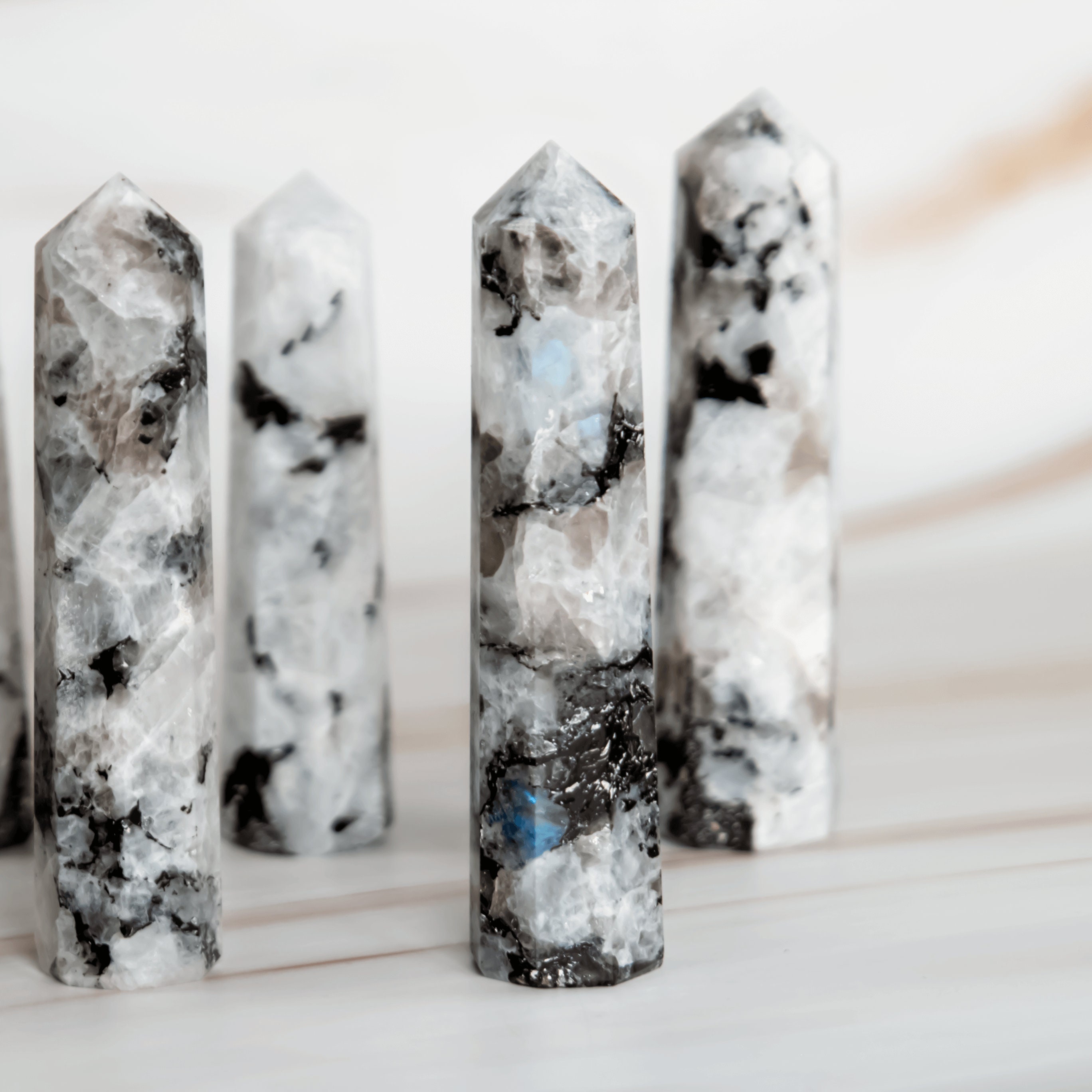 Turmalinquarz Spitze Turm Obelisk Schwarzer Turmalin Schörl | Etsy