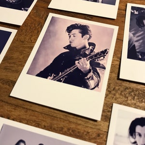 Alex Turner Black and White Polaroids - Pack 8 Polaroids Arctic Monkeys - Alex Turner