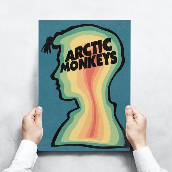 Arctic Monkeys Poster- Alex turner, Wall Art, Digital Print