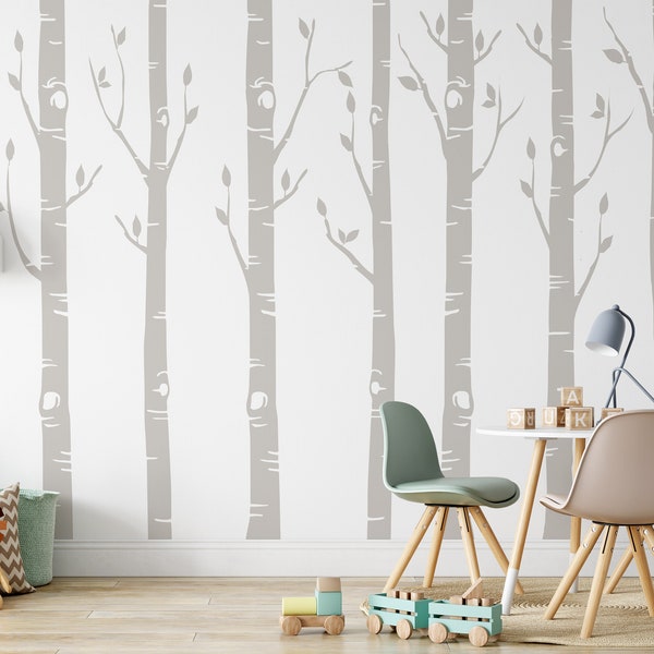 Woodland Decals for Nursery Etsy
