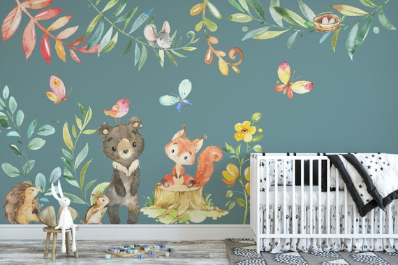 Woodland wall stickers discount