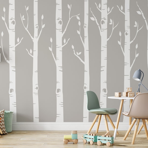 Forest Wall Decals Etsy
