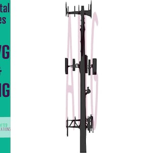 Monopole Tower Climber - SVG - PNG