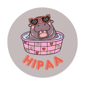 HIPAA Sticker, Medical Student Cute Sticker, Laptop Sticker, Water Bottle Decal, Osteopathic Doctor Sticker