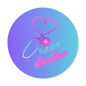 Sticker toekomstige arts, sticker medische student, laptopsticker, sticker waterfles, sticker osteopathische arts