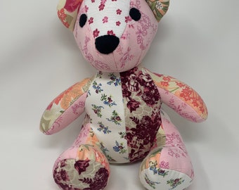 MEMORIAL MEMORY BEAR Patchwork