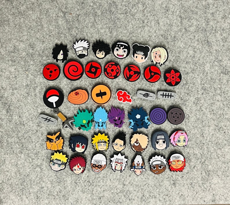 crocs jibbitz naruto