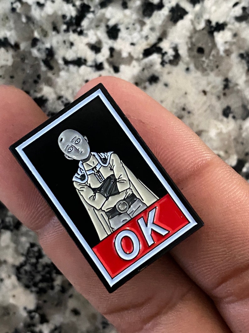OBEY style Enamel Pin Pin Badge Enamel Pins Custom Enamel Etsy