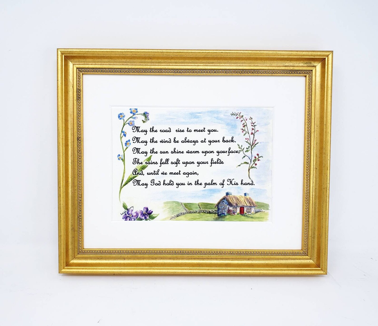 Irish Blessing Print Framed Ireland Art Irish Gift Irish Etsy