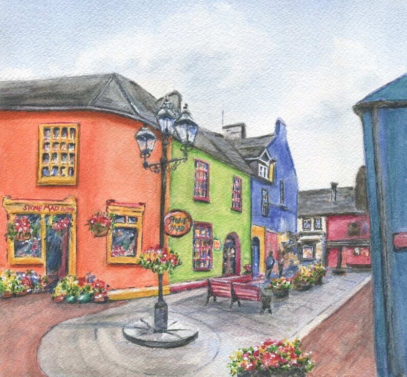 Kinsale Ireland Watercolor Print or Original Painting Ireland Etsy UK