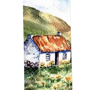 County Clare Irish Bookmark Ireland Landscape Bookmarker Celtic gift Irish book gift Ireland painting Irish gift for mom unique bookmark