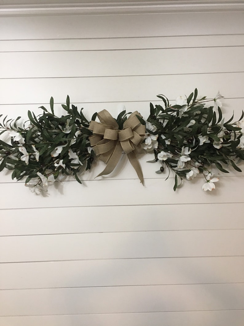 Farmhouse Olive Swag Year Round Everyday Olive Branch Swag Etsy