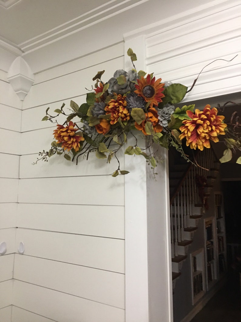 Swag for Wall Year Round Swag Over Front Door Swag Wedding Etsy