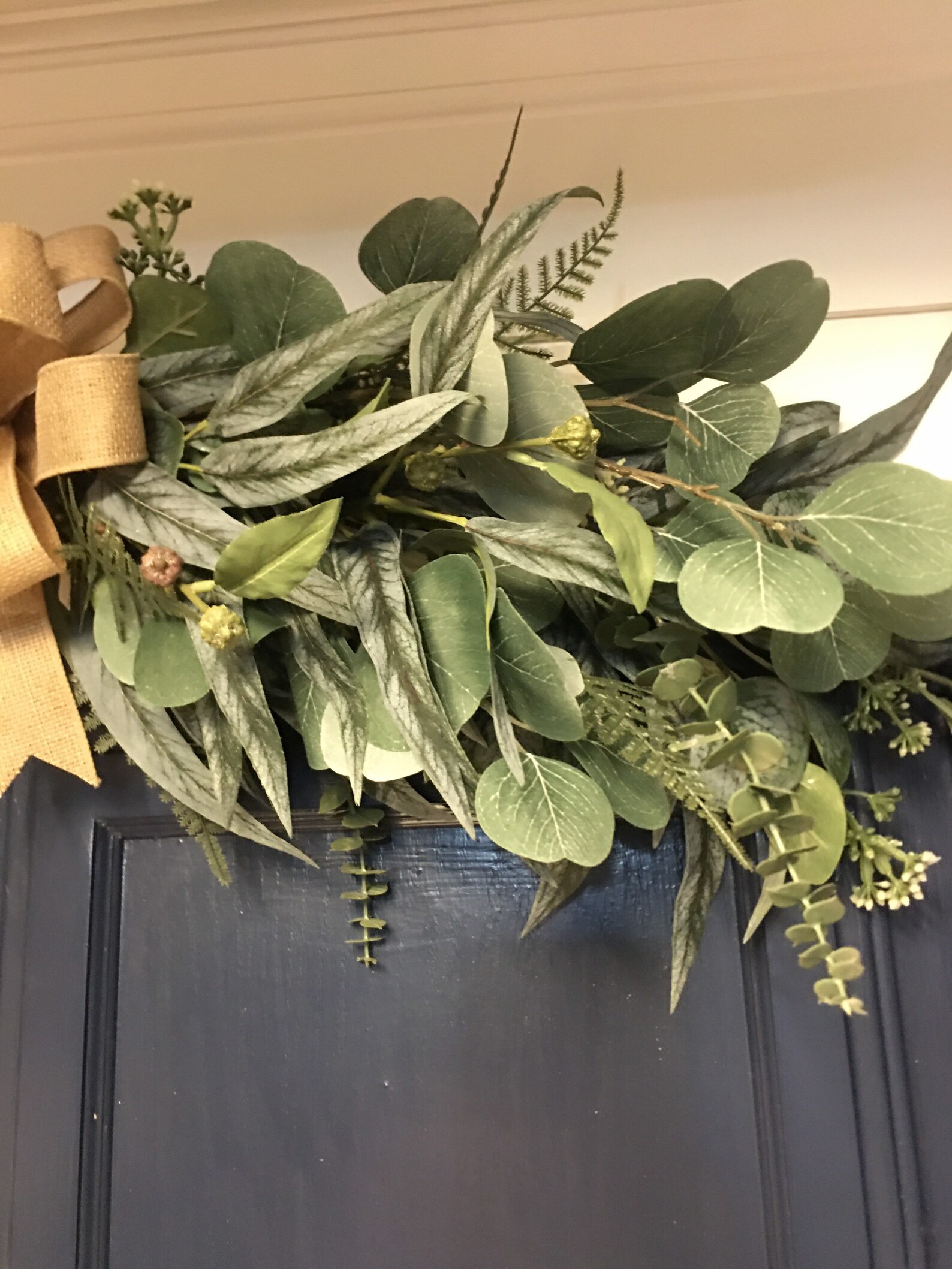 Year Round Eucalyptus Swag Greenery Swag for Wall Wedding Etsy