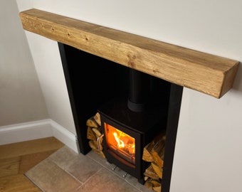 Floating Fireplace Beam / Beam / Rustic Beam / Mantle Shelf