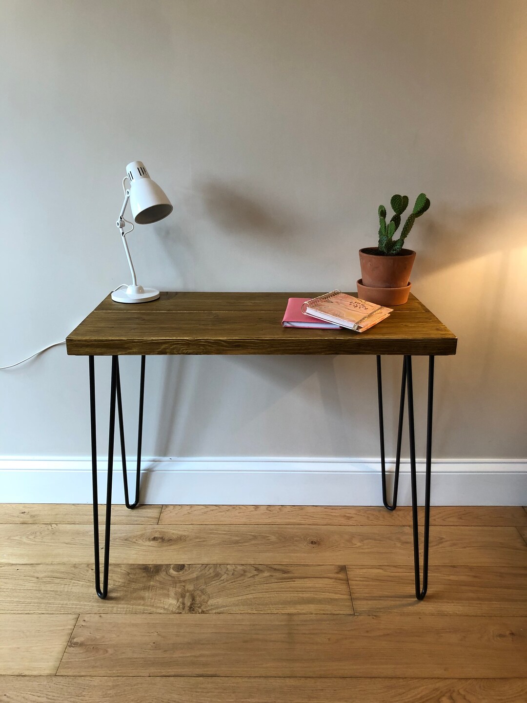 Desk / Computer Table for Home Office / University With BLACK Etsy UK