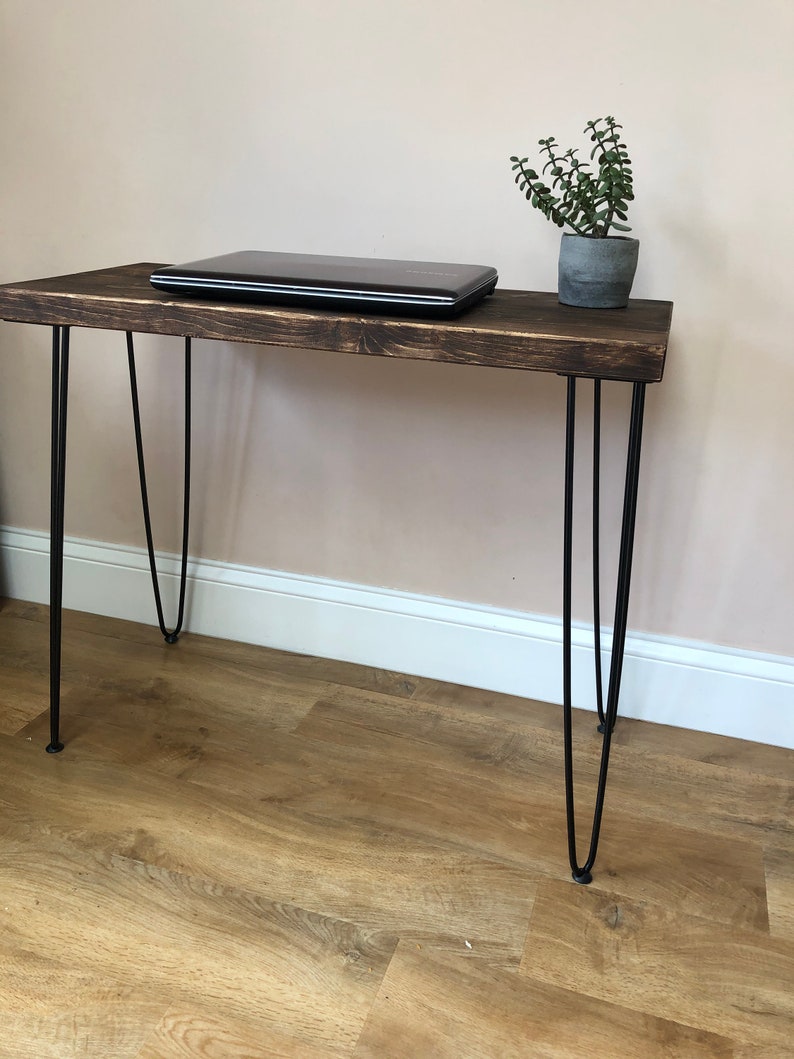 Desk / Computer Table for Home Office / University With BLACK Etsy UK