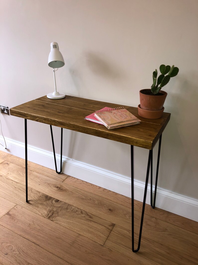 Desk / Computer Table for Home Office / University With BLACK Etsy UK
