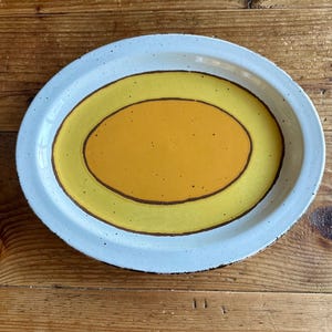 Stonehenge Midwinter &quot;Sun&quot; Oval 12” Platter, Made in England MCM