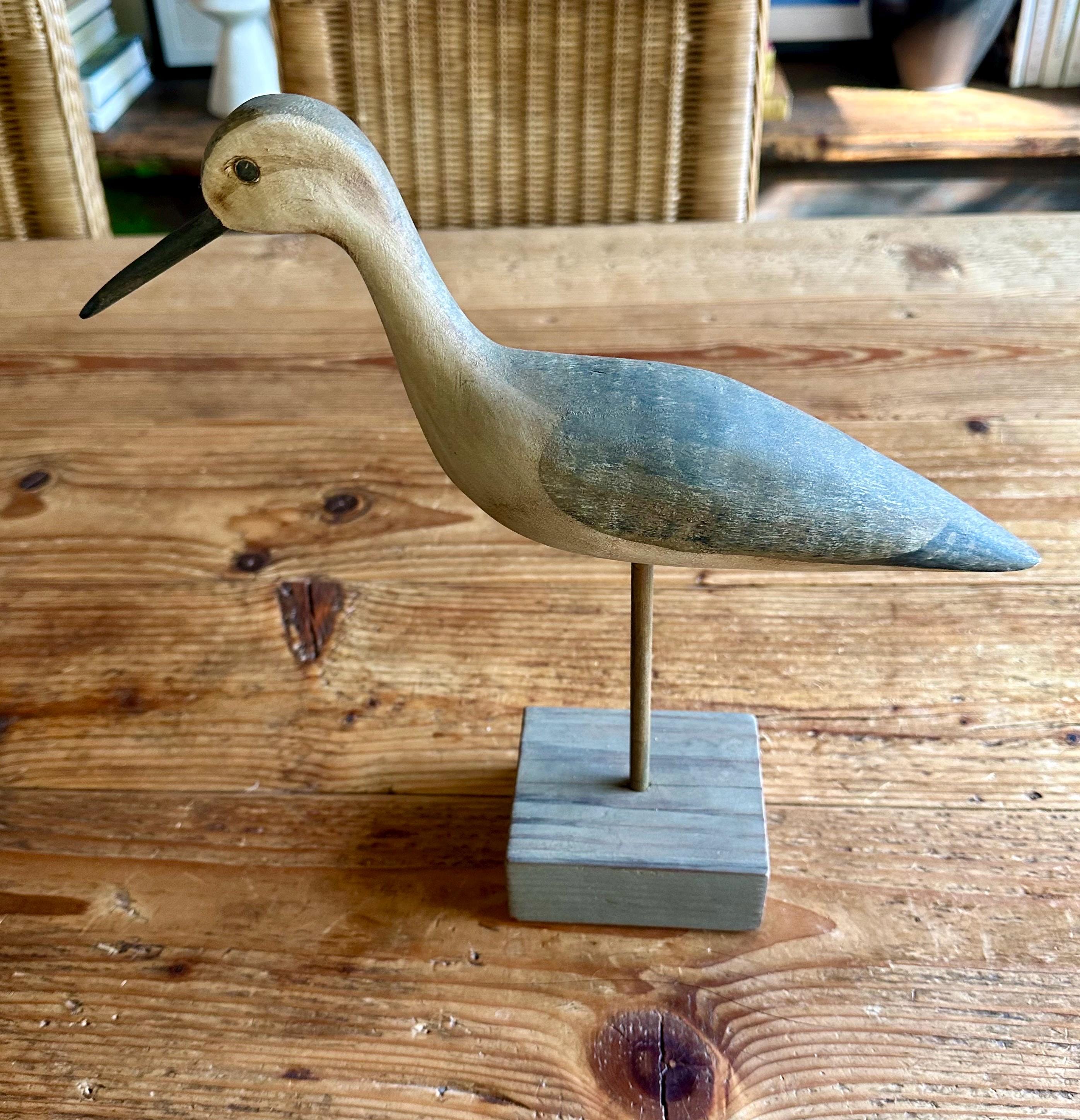 Vintage Shorebird Decoy, Carved by Harry V. Shourds - Etsy