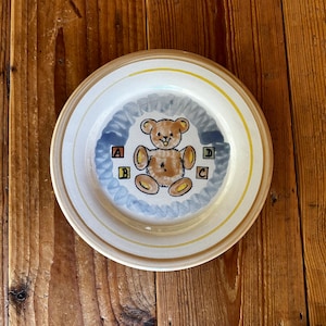 Louisville Kentucky Stoneware Teddy Bear Children’s Plate