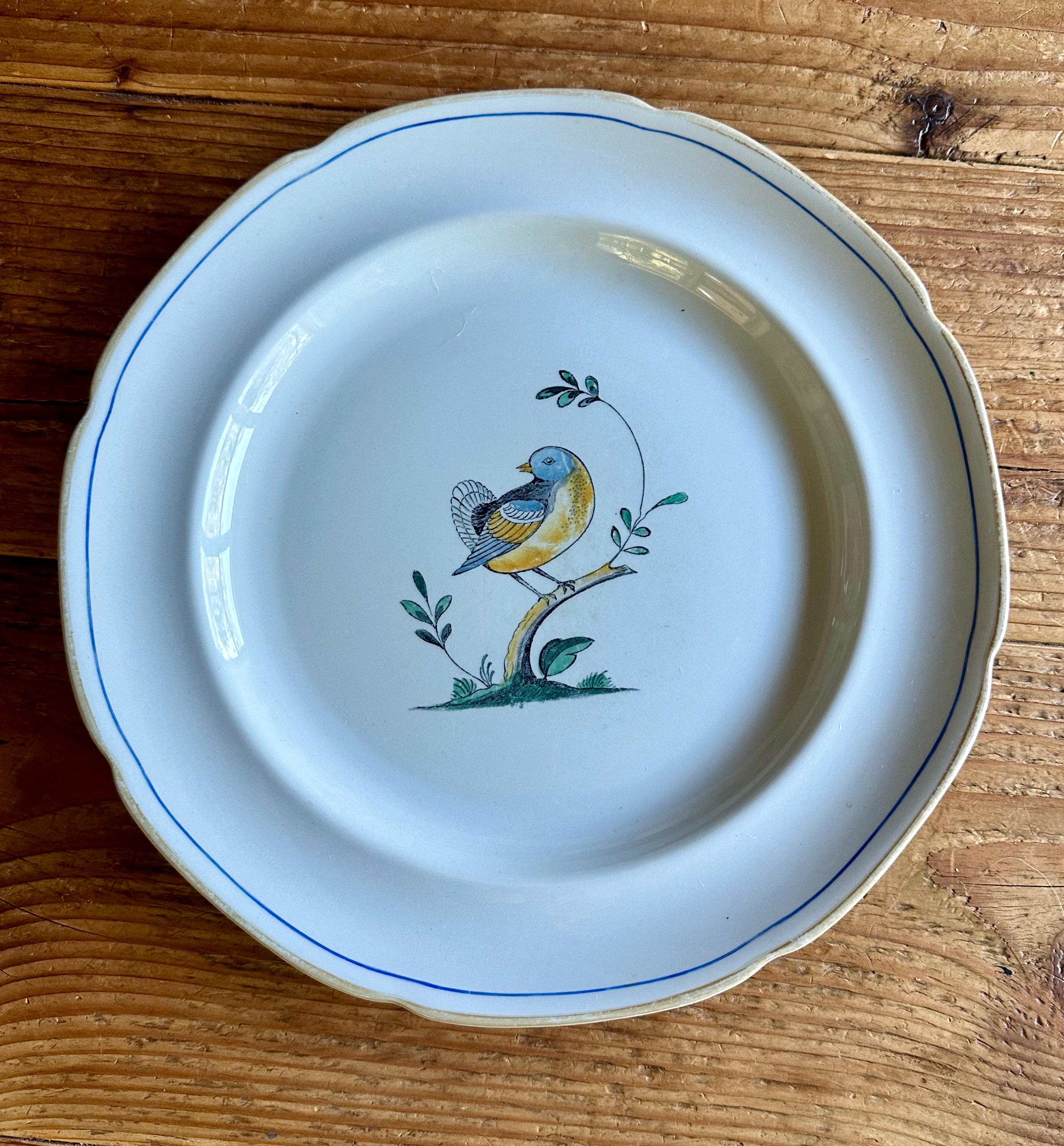 Copeland Spode Queen's Bird Scalloped Dinner Plate