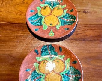 TALAVERA EL CARMEN★希少！大皿(飾り皿) Talavera El Carmen Plate 18cm – Vintage Mexican Pottery – Hand